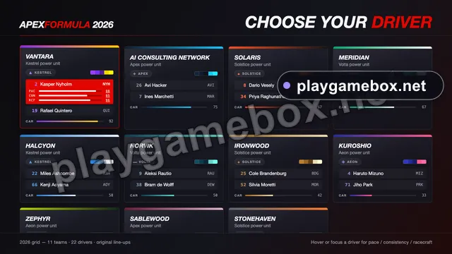 APEX 方程式 2026