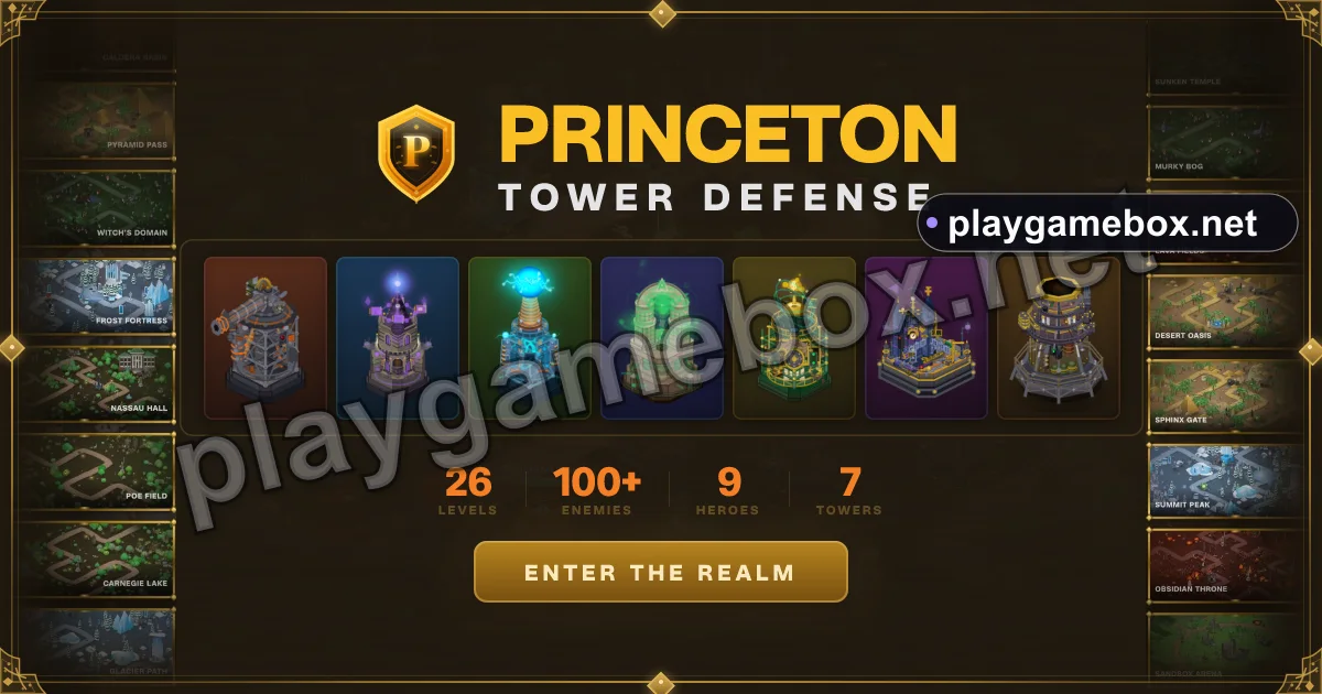 Princeton Tower Defense gameplay